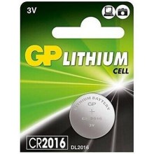 1 kpl Litiumnappikenno CR2016 GP 3V/90mAh