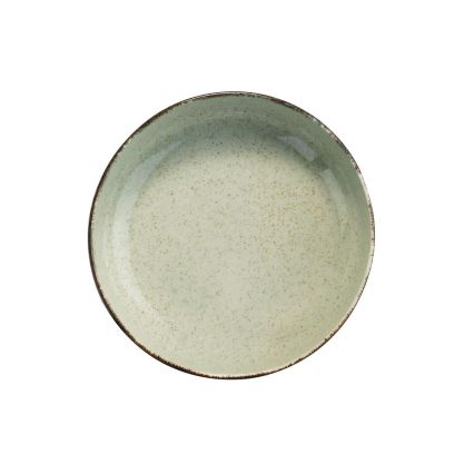 12-osainen ruokailusarja, vihreä/posliini