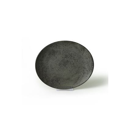 18-osainen astiasto antrasiitti/vihreä/kivitavara