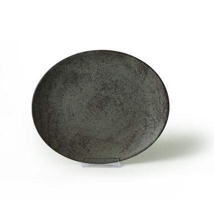 18-osainen astiasto antrasiitti/vihreä/kivitavara