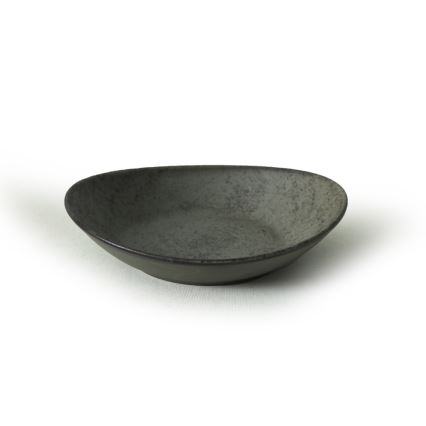 18-osainen astiasto antrasiitti/vihreä/kivitavara