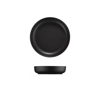 18-osainen ruokailusarja musta/posliini