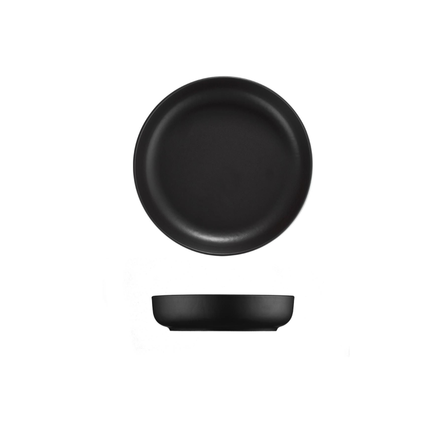 18-osainen ruokailusarja musta/posliini