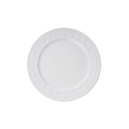 18-osainen ruokailusetti valkoinen/posliini