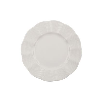 18-osainen ruokailusetti, valkoinen posliini