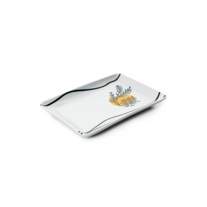 18-osainen värikäs/posliininen ruokailusetti