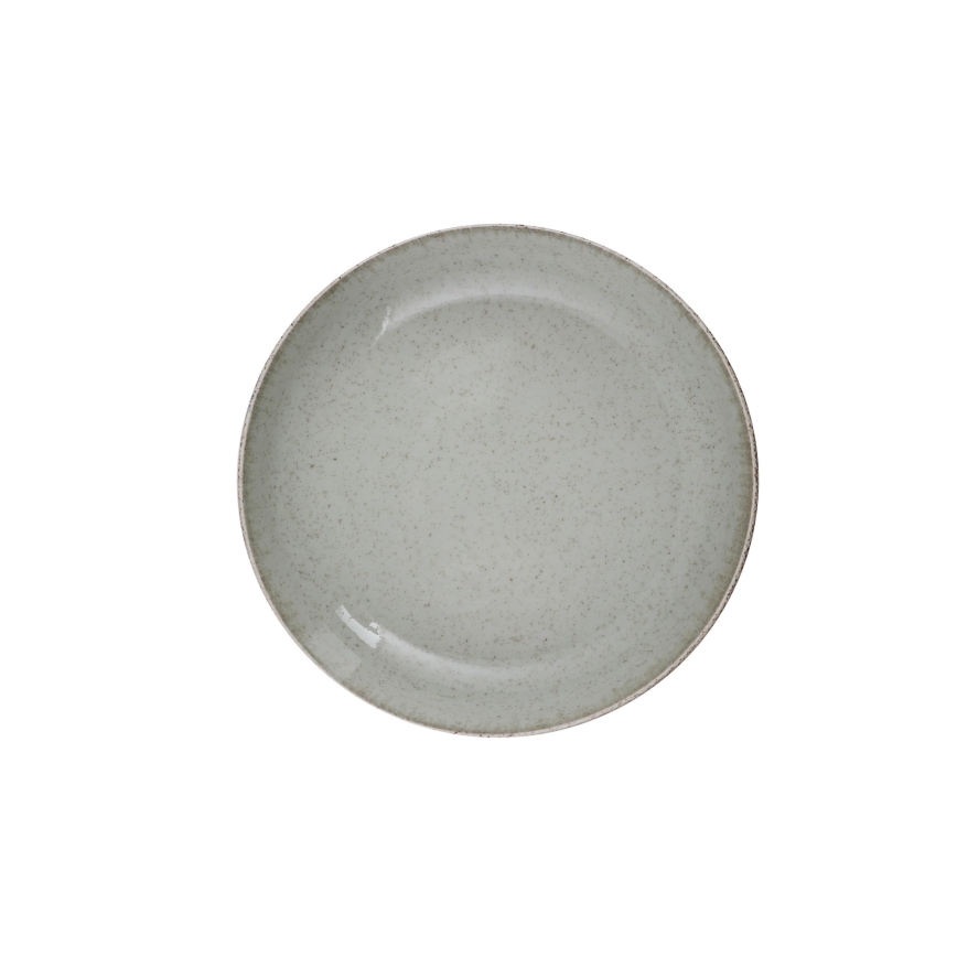 18-osainen vihreä posliiniastiasto