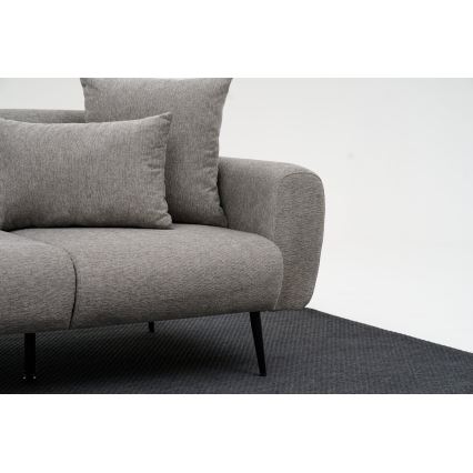 2-istuttava sohva PISA vaaleanharmaa