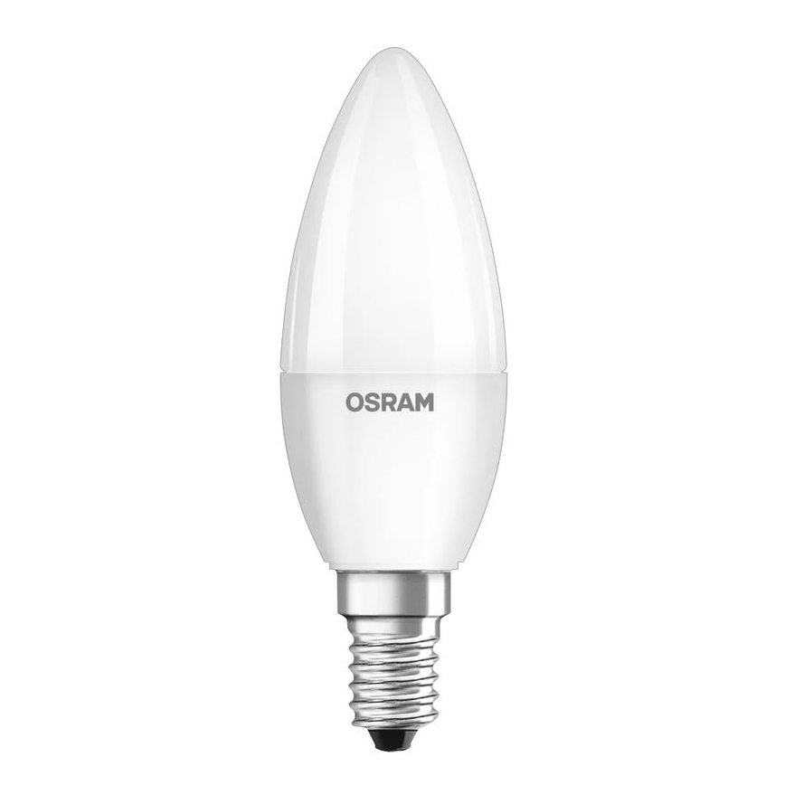 2 kpl LED-polttimo B38 E14/4,9W/230V 2700K - Osram