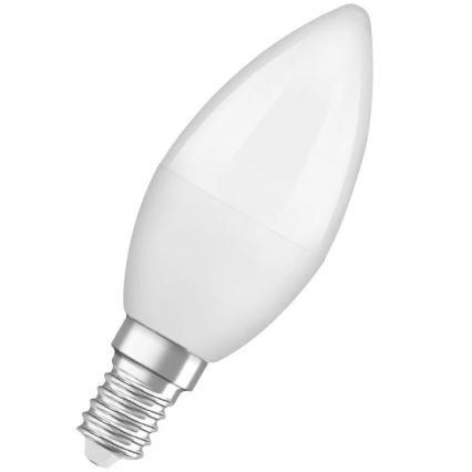 2 kpl LED-polttimo B38 E14/4,9W/230V 2700K - Osram