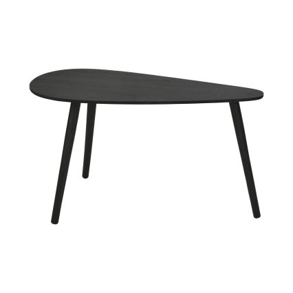 2 kpl SOLE-sohvapöytiä 60/80 x 30/40 cm, musta