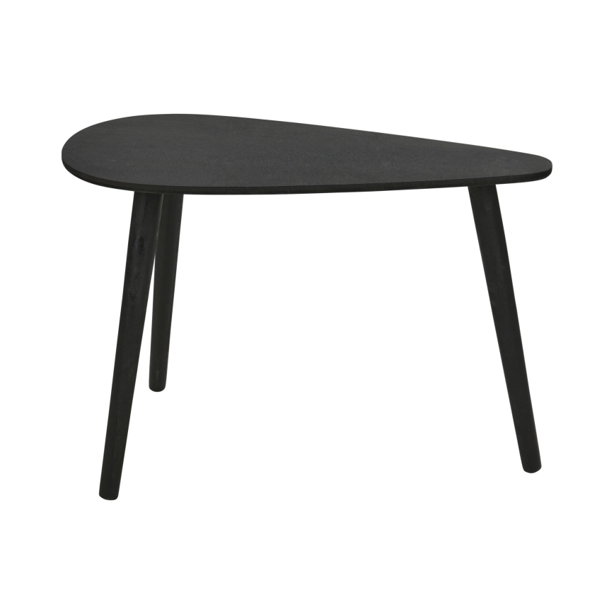 2 kpl SOLE-sohvapöytiä 60/80 x 30/40 cm, musta