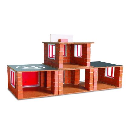 220-osainen paloaseman rakennussarja