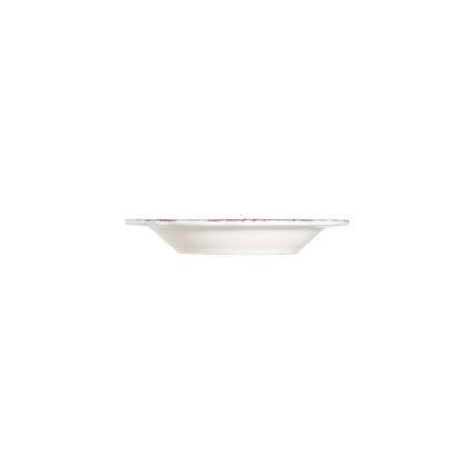 24-osainen astiasto valkoinen/vaaleanpunainen/posliini