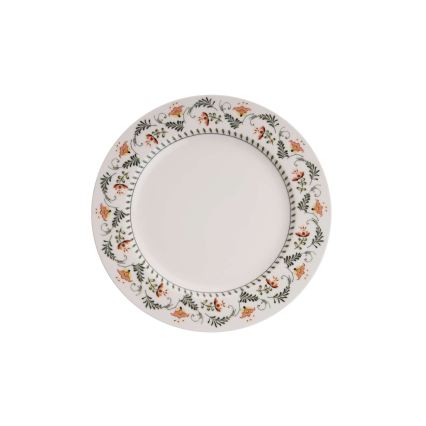 24-osainen monivärinen posliiniastiasto