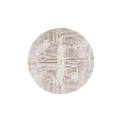 24-osainen posliininen ruokailusetti, ruskea/valkoinen