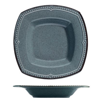 24-osainen posliininen ruokailusetti, sininen