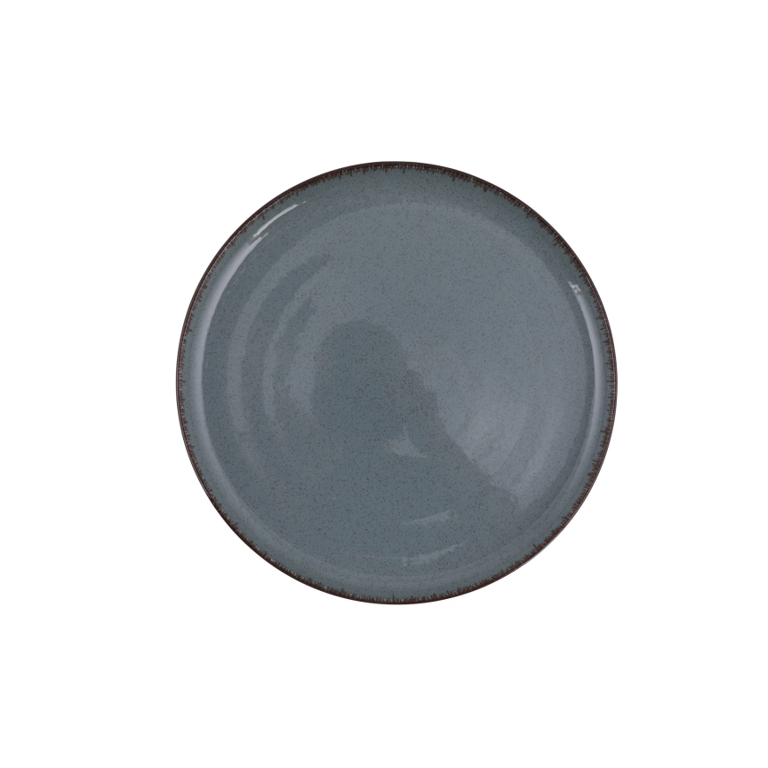 24-osainen posliininen ruokailusetti, sininen