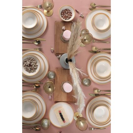 24-osainen ruokailusarja beige/keramiikka