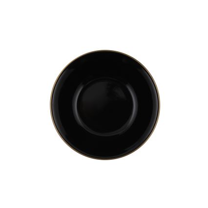 24-osainen ruokailusarja – musta/kulta, kivitavara