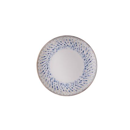 24-osainen ruokailusarja, sininen/beige/posliini