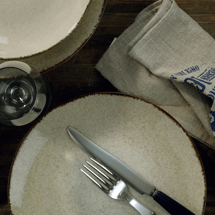 24-osainen ruokailusetti beige/posliini