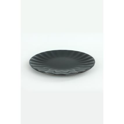 24-osainen ruokailusetti musta/kivitavara