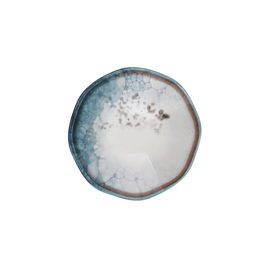 24-osainen ruokailusetti, sininen/posliini