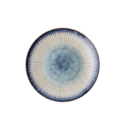 24-osainen ruokailusetti, sininen/posliini