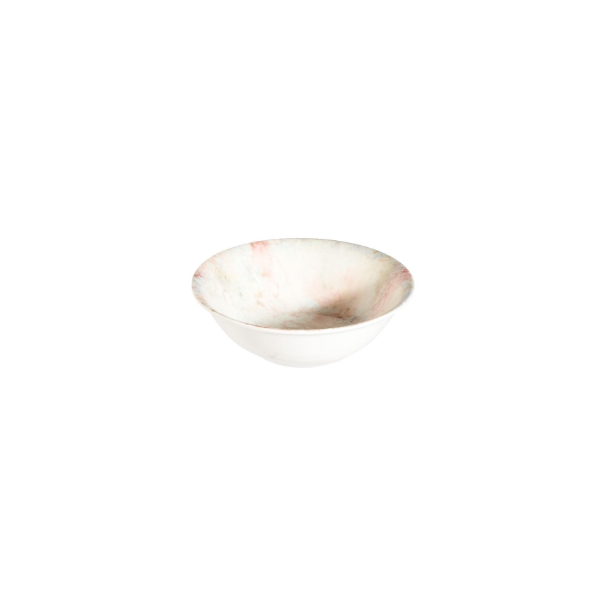 24-osainen ruokailusetti vaaleanpunainen/beige/posliini