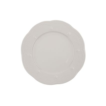 24-osainen ruokasarja, kermanvärinen/posliini