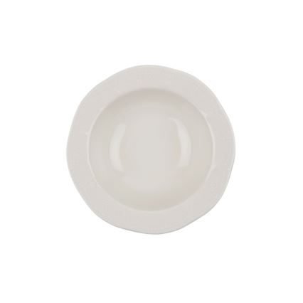 24-osainen ruokasarja, kermanvärinen/posliini