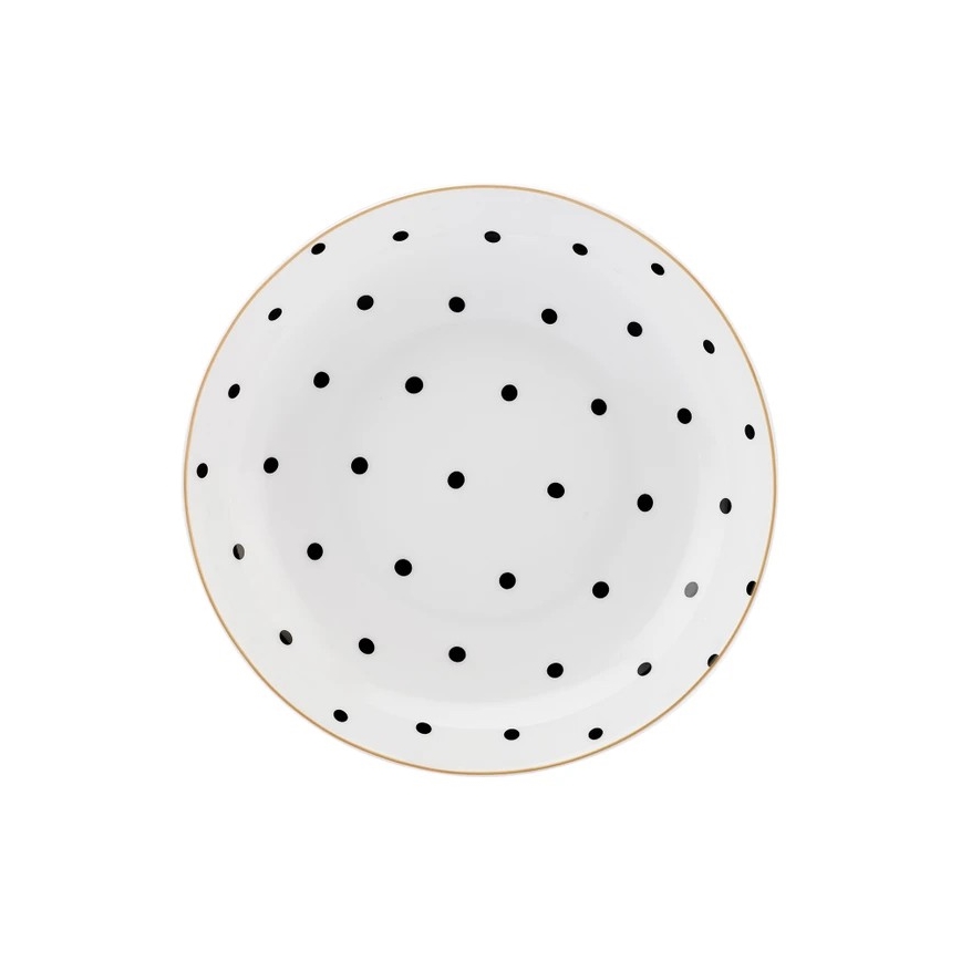 24-osainen värikäs posliininen astiasarja