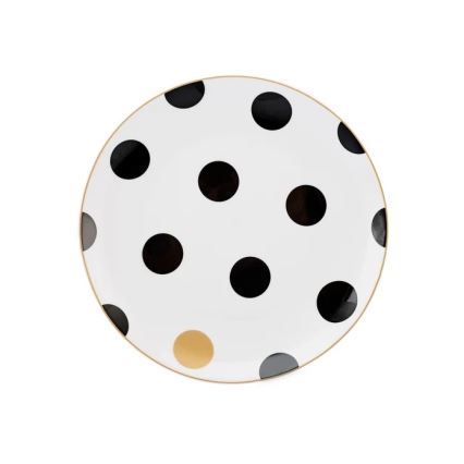 24-osainen värikäs posliininen astiasarja