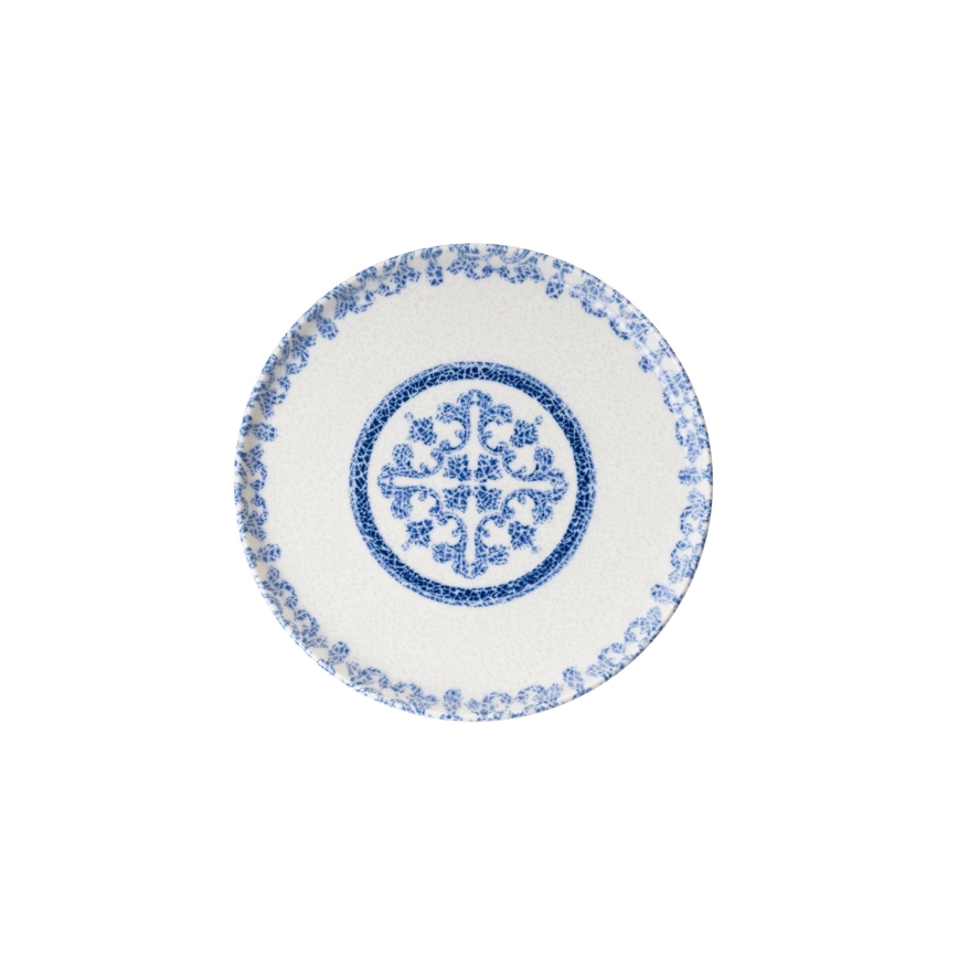 27-osainen posliininen ruokailusetti, valkoinen/sininen