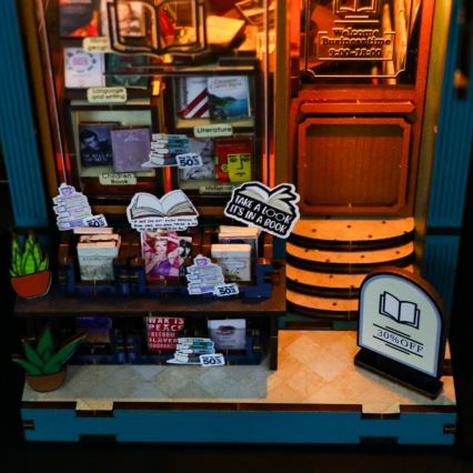 2Kids Toys - 3D-palapeli LED-kirjanpidike Kirjakauppa Sielu 2xAAA