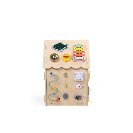 2Kids Toys - Aktiviteettitaulu talomalli beige