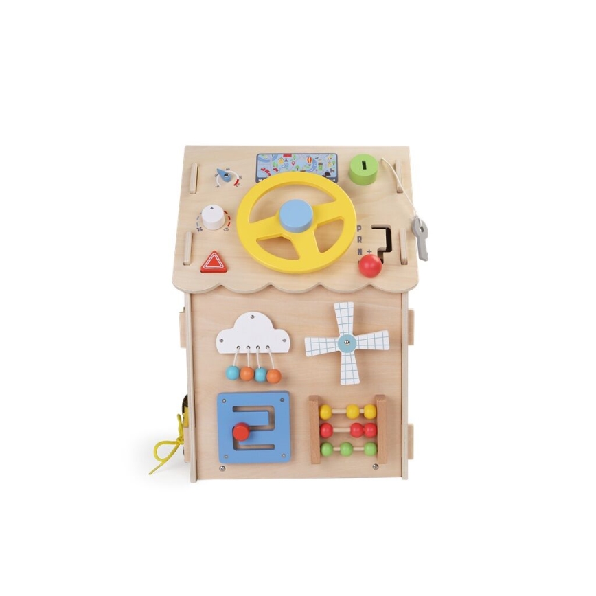 2Kids Toys - Aktiviteettitaulu talomalli beige