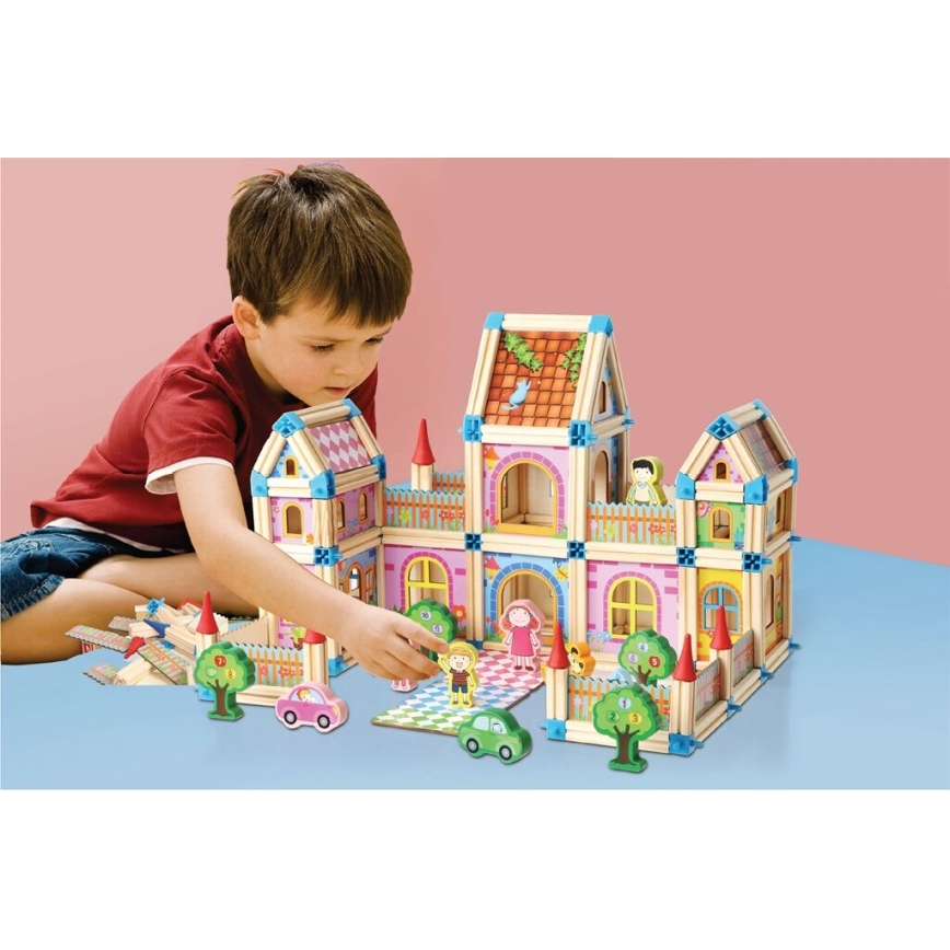 2Kids Toys - Puuinen rakennussarja: Linna