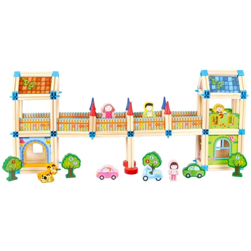 2Kids Toys - Puuinen rakennussarja: Linna