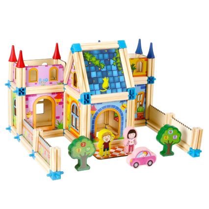 2Kids Toys - Puuinen rakennussarja: Linna