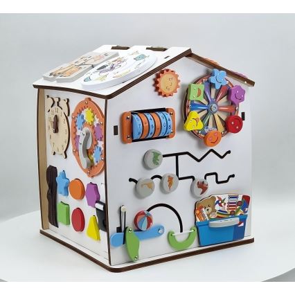 2Kids Toys - talonmuotoinen aktiviteettilevy, valkoinen