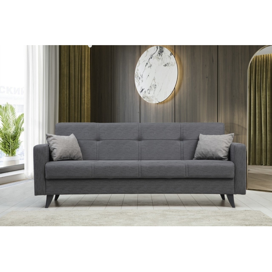 3-istuttava vuodesohva KORFU tummanharmaa