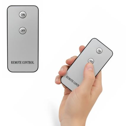 3 kpl BRILLO LED-kynttiläsetti, LED/2xAA, musta + kaukosäädin