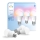 3 kpl himmennettäviä Philips Hue White And Color Ambiance Essential E27 LED-lamppuja, 8W/230V, 2200-6500K