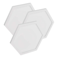3 kpl LED RGBIC+CCT himmennettävä paneeli - laajennus LED/1,8W/230V Wi-Fi Tuya