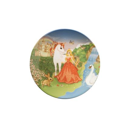 3-osainen ruokailusarja, monivärinen/pehmeäsävyinen kivitavara