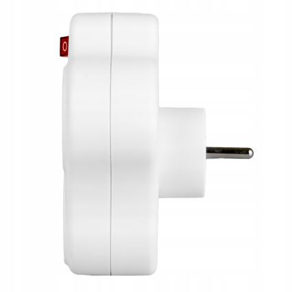 3-paikkainen jatkojohto kytkimellä