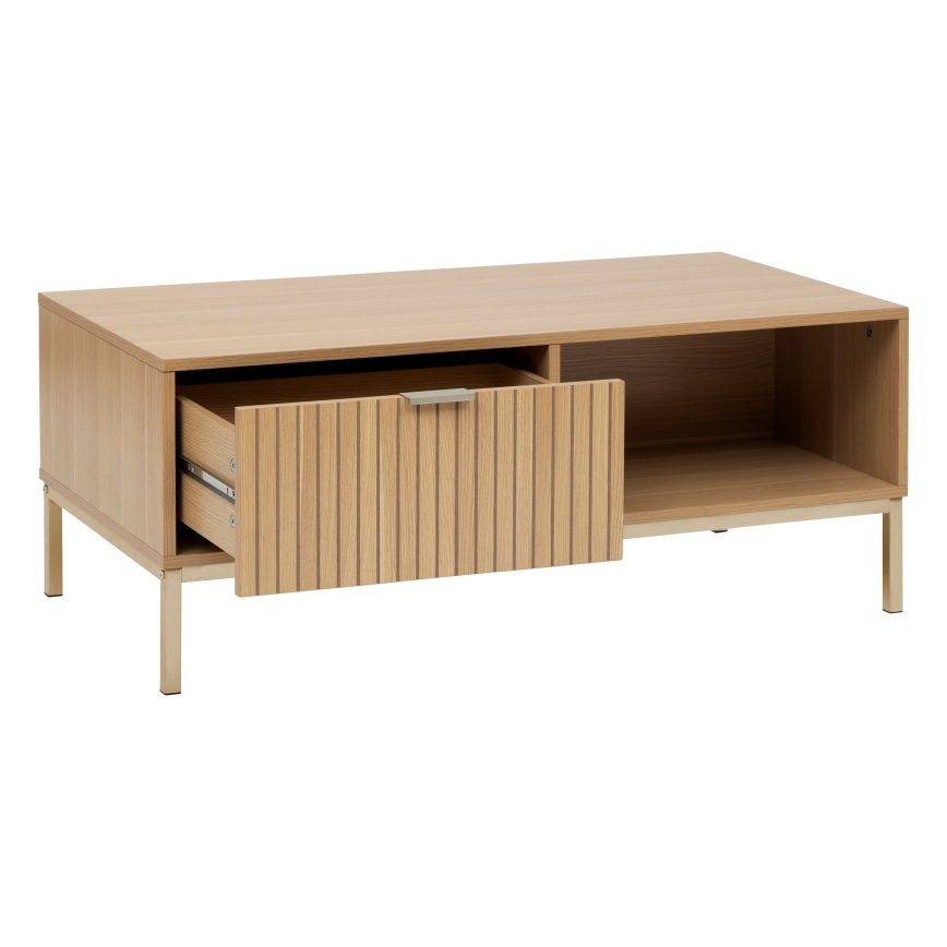 5five - ESEN-sohvapöytä 100 x 40 cm ruskea