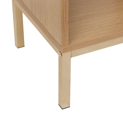 5five - GRID-kirjahylly 63x159x30 cm ruskea